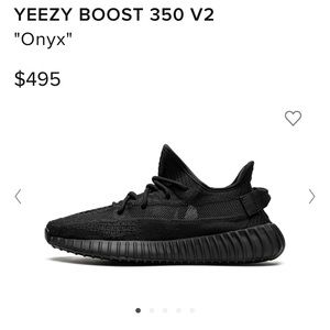 Brand new Yeezy 350 V2 in onyx